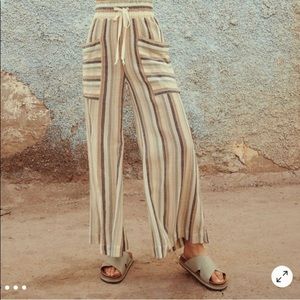 Free People Jones Beach Wide Leg Pant size Small